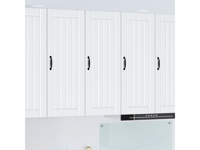  Meuble mural de cuisine, armoire de cuisine blanc 40x31x100cm bois d'ingénierie shl3632  - Conforama B