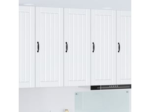 Meuble mural de cuisine, armoire de cuisine blanc 40x31x100cm bois d'ingénierie shl3632