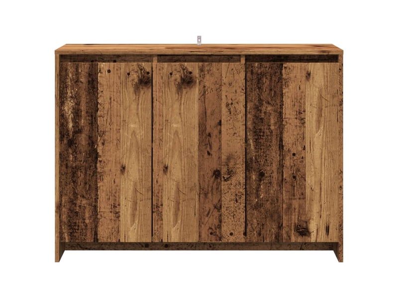  Buffet - bahut - meuble de rangement vieux bois 102x33x75 cm bois d'ingénierie  - Conforama D