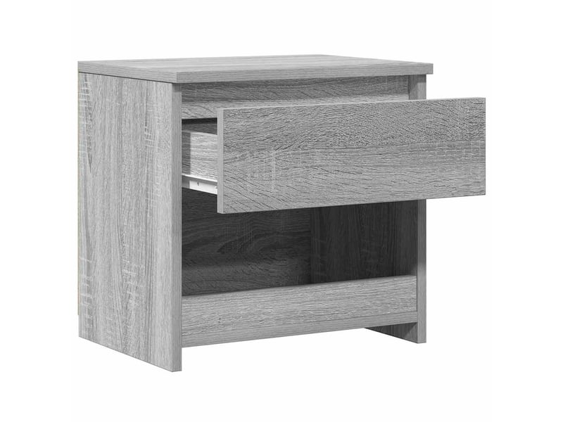  Table de chevet - cabinet de chevet - table de nuit sonoma gris 40x30x39 cm bois d'ingénierie  - Conforama C