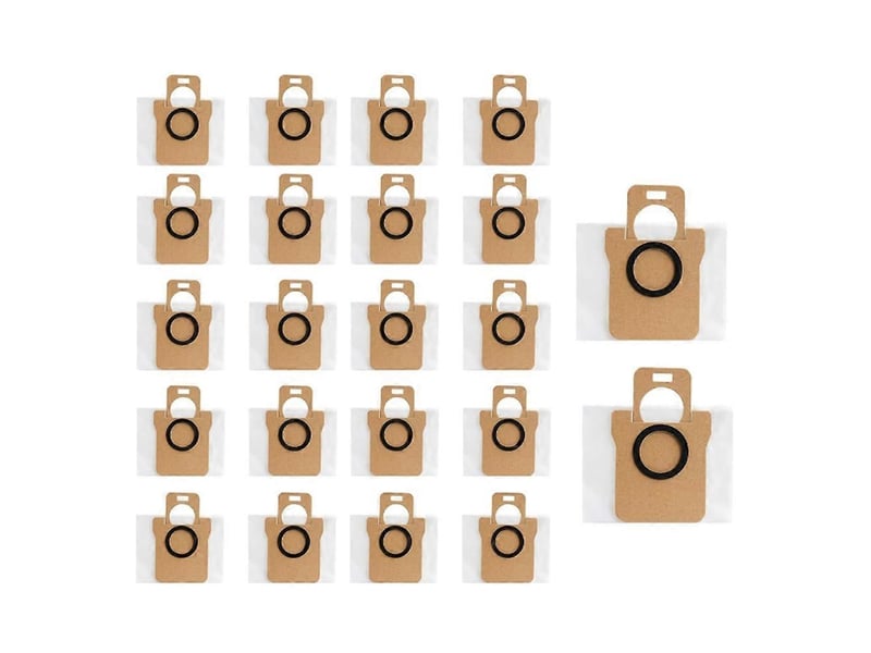  22pcs dust bag for l10s ultra s10 pro l20 ultra robot vacuum self-emptying base 3l large replacement bag  - Conforama A