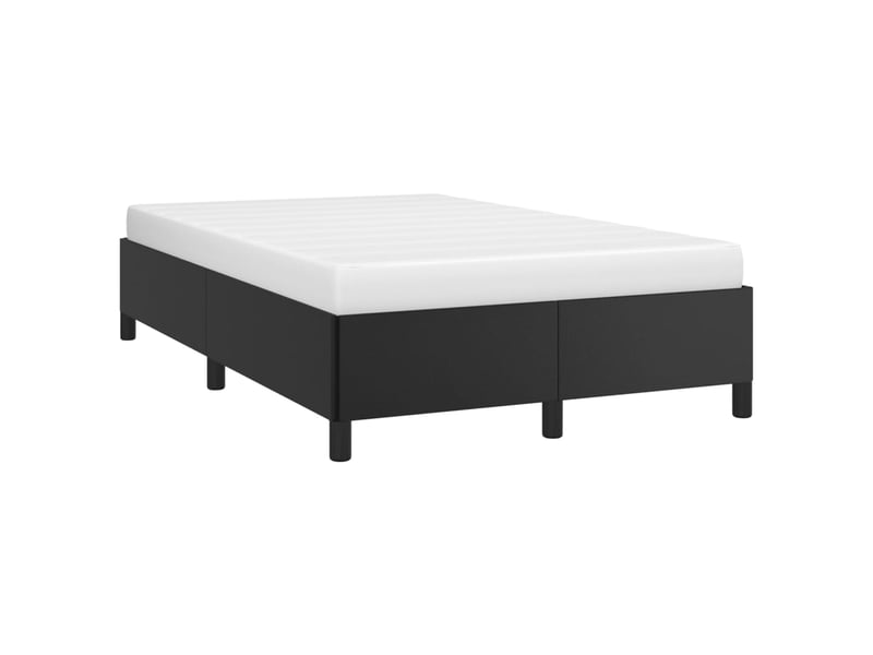  Lit double- lit adulte -  cadre de lit sans matelas noir 120x190 cm similicuir  - Conforama C