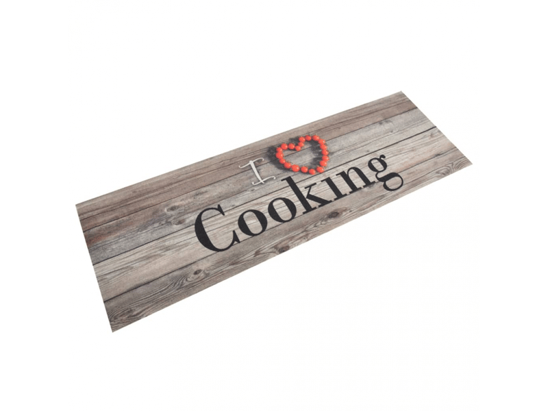  Tapis de cuisine lavable velours cuisine gris 60x180 cm - comfortxl 136547 - Conforama B