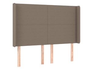 Tete de lit A poser largeur 147 cm   taupe