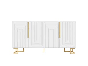 Buffet 2 porte(s)   PANGIVO  - 152 cm coloris blanc 