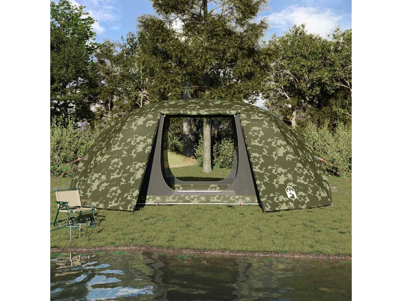 Tente de pêche, tente de camping 514x465x187 cm polyester et fibre de verre shl83473 - Conforama C