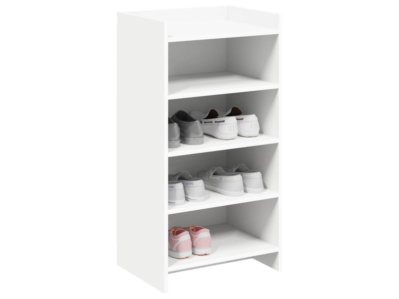  Meuble à chaussure, cabinet à chaussures blanc 48x36x92 cm bois d'ingénierie shl2927  - Conforama C