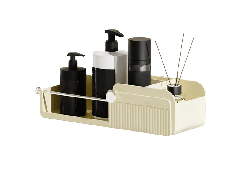 Support mural pour sèche-cheveux – organiseur de grande capacité pour salle de bain (étagère simple) - Conforama A