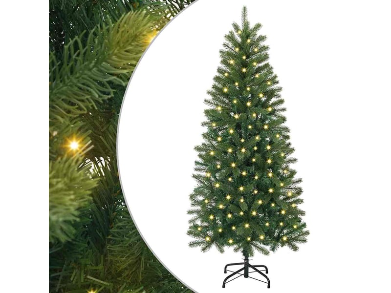 Sapin de noël - arbre de noël artificiel vert 150 cm pe et pvc - Conforama A