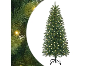 Sapin de noël - arbre de noël artificiel vert 150 cm pe et pvc
