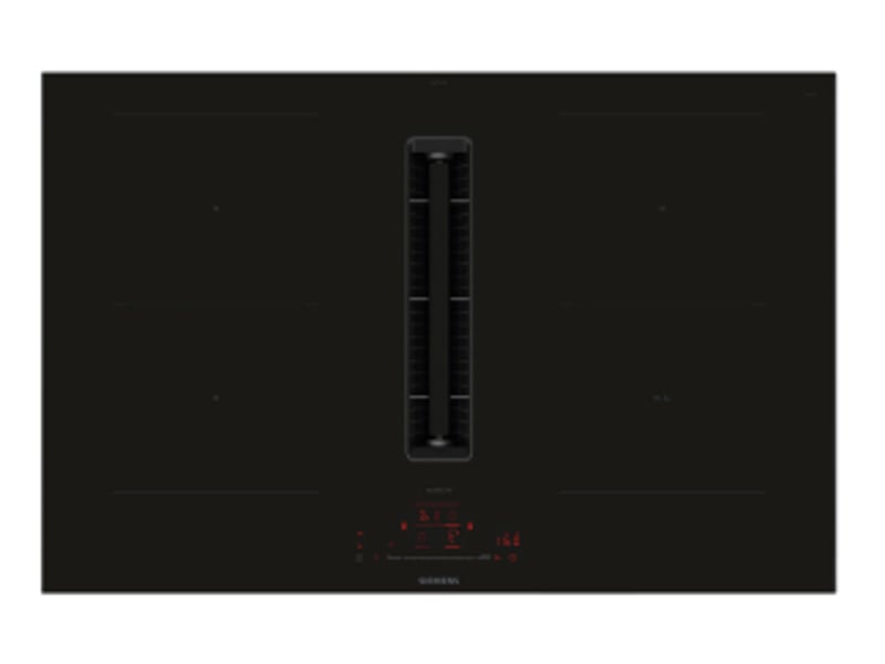 Siemens iq500 ed877hq26e plaque noir intégré 80 cm plaque avec zone à induction 4 zone(s) hotte intégrée ED877HQ26E - Conforama A