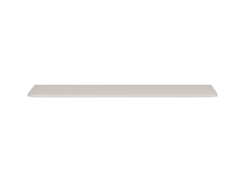 Plan de travail linea 120 cm cachemire mat pour meuble de salle de bain avec angles arrondis - Conforama D