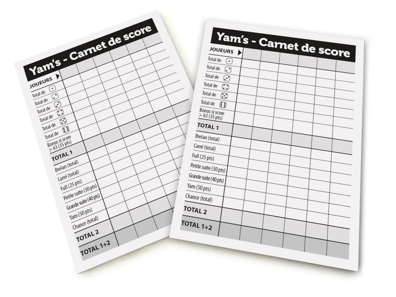  Ducale - 2 blocs de score yam s - eco format 10014698 - Conforama C