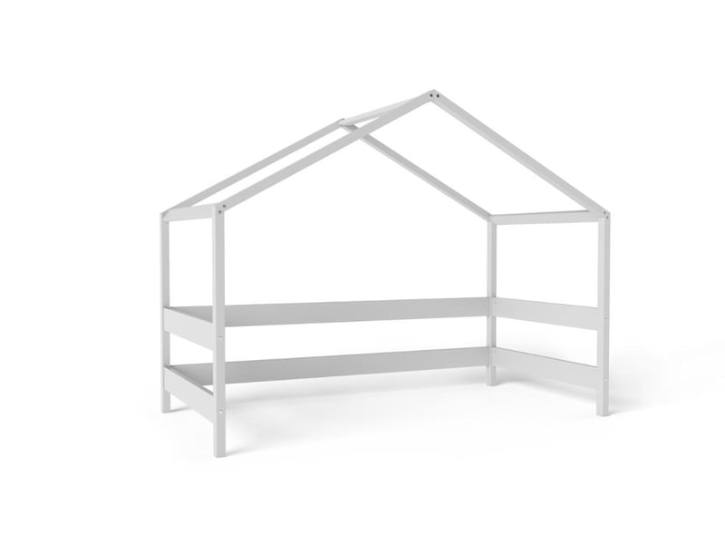  Yappyhytte playhouse - structure cabane 160x80 cm - gris clair 4754010388059 - Conforama D