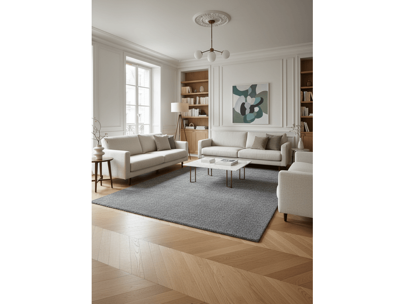  Tapis uni lavable en machine everyday - 140x200 cm  - Conforama B