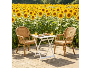 Table de camping pliante 50,5x47x59,5 cm – argenté – légère, portable et charge jusqu'à 25 kg