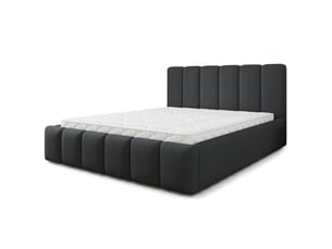 Lit coffre 140x200 cm MASSENO   coloris noir