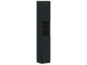 Colonne de salle de bain avec étagère ouverte utrecht noir