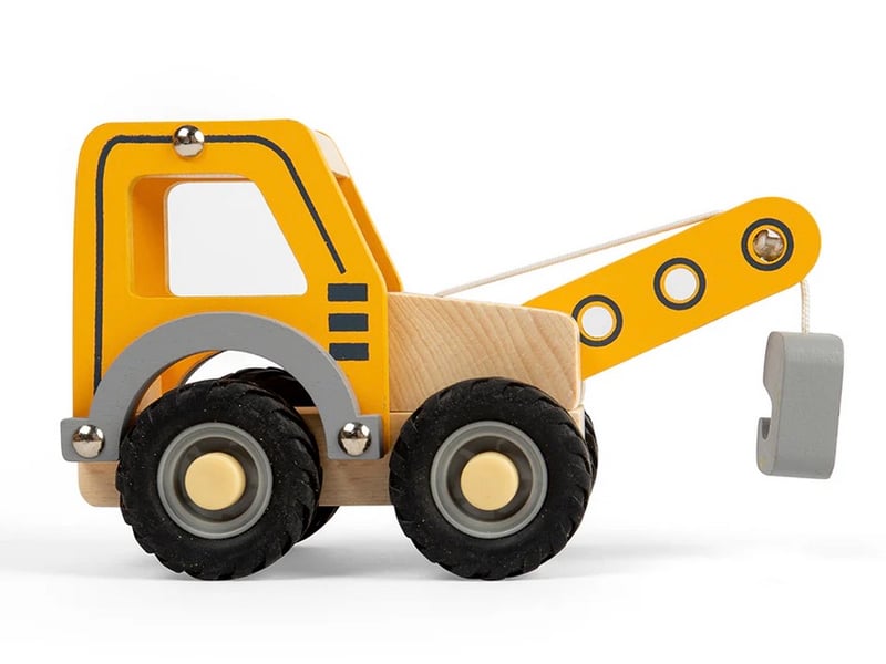  Mini véhicule grue en bois 36028 - Conforama B
