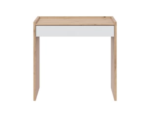 Bureau <strong></strong> <strong>Nia</strong> 77 cm coloris Chêne/blanc