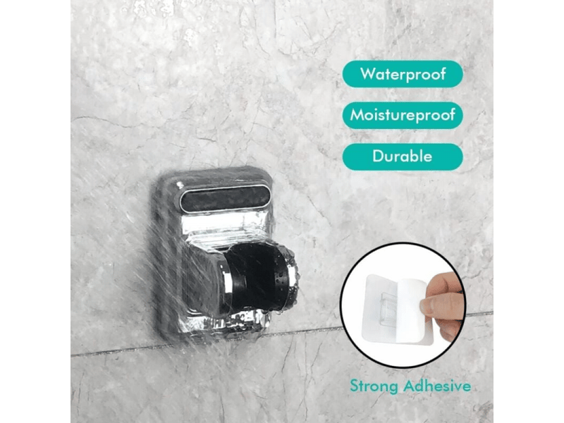  Support pommeau de douche argent support de pommeau de douche, support de pommeau de douche réglable rotation à ventouse solide  - Conforama E