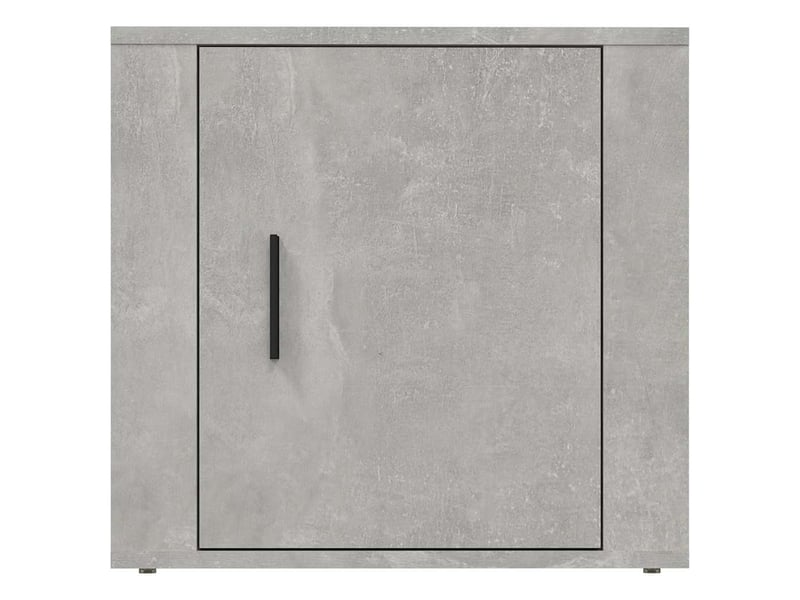  Table de chevet chanmbre, table d'appoint gris béton 50x39x47 cm  - Conforama E