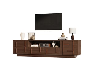 Meuble tv coloris marron 180 cm   