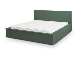 Lit coffre 200x200 cm <strong>MASSENO</strong> <strong></strong> coloris vert