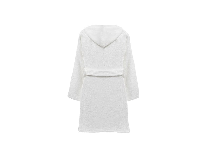  Peignoir de bain enfant interbaby taille 14 ans - blanc - coton éponge, boîte cadeau 00516-T14-09 - Conforama D