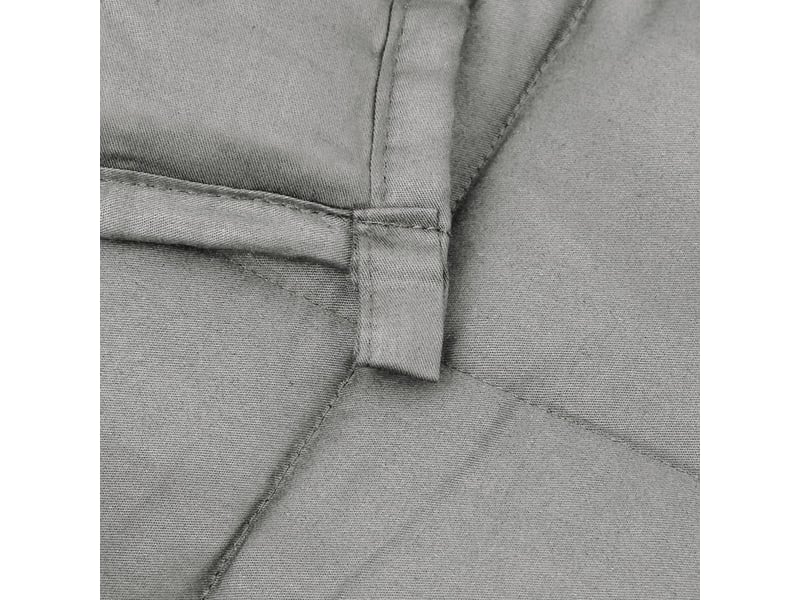  Couverture lestée adulte gris 220x230 cm 11 kg tissu shl46774  - Conforama E