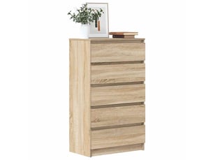 Buffet - commode chêne sonoma 60x36x103 cm bois d'ingénierie