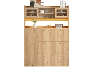 Meuble à chaussures 24 paire(s)  <strong>DZMDIP</strong>  <strong></strong> coloris bois clair