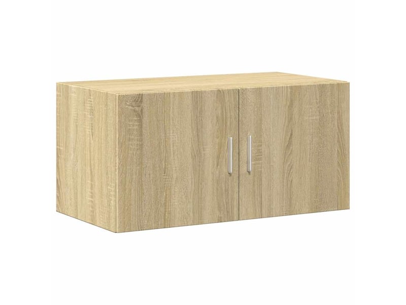  Buffet - armoire de rangement chêne sonoma 80x42,5x225 cm  - Conforama E