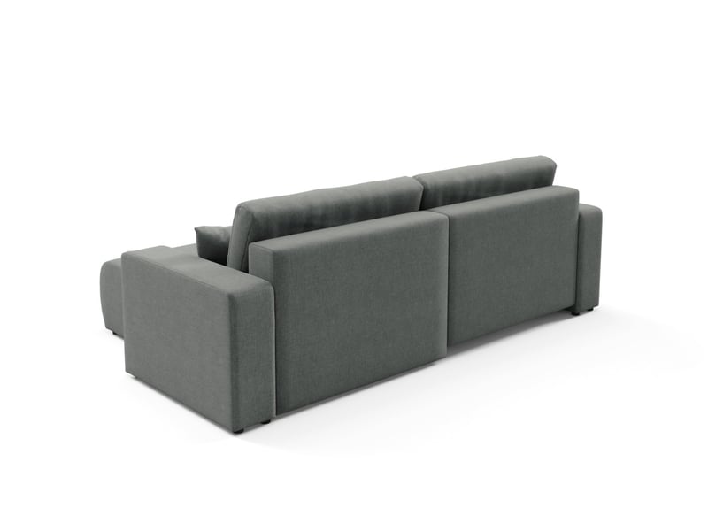  Canapé convertible molinio gris clair  - Conforama D
