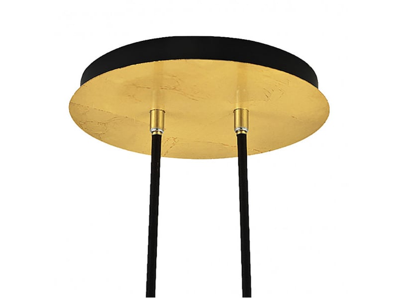  Fabrilamp ciudad del cabo, suspension, moderne, led, 12 w, 1080 lm, 4000 k, noirdoré, 52 x 49 x 15 cm 153692016 - Conforama E