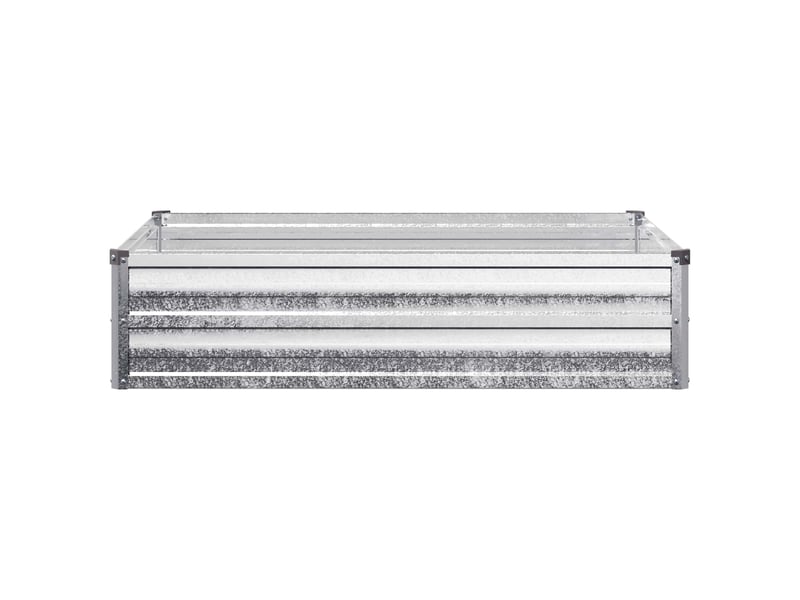  Jardinière - jardin surélevé argenté 100 x 80 x 24 cm galvanisé  - Conforama C