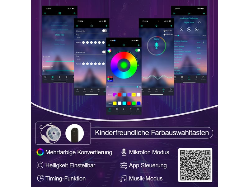  Lit de jour 90x200 en lin beige avec lit gigogne, éclairage led et ports usbtype-c  - Conforama D