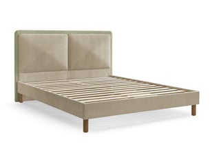 Lit 2 places 180x200 cm BOBOCHIC  MARA coloris vert