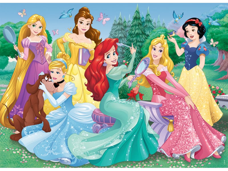  Nathan puzzle 45 p rencontre avec les princesses disney 4005556865376 - Conforama C