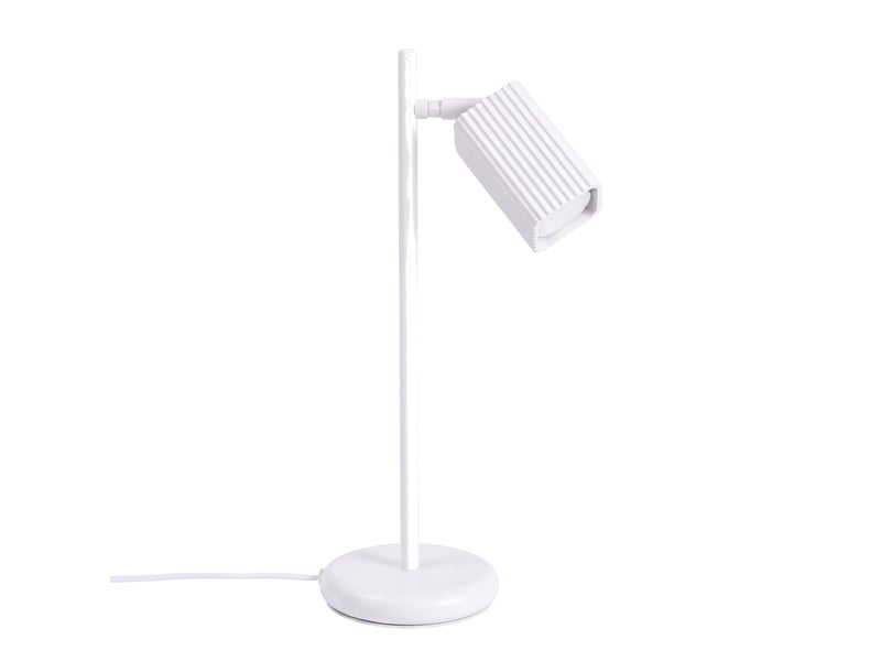  Lampe de table rayo blanche aluminium moderne 43x14.5x14.5cm SL.3145 - Conforama A