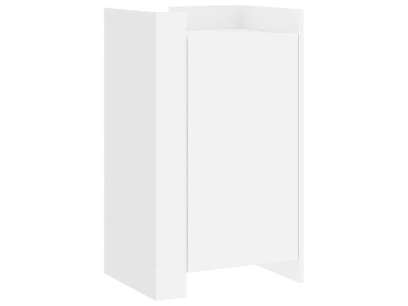  Buffet - bahut - meuble de rangement blanc 45x35x75 cm bois d'ingénierie  - Conforama A