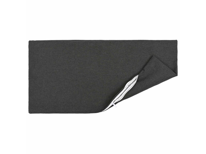  Lot de 2 coussins avec oreiller, coussins décoratifs heerlen gris foncé tissu cf50225  - Conforama C