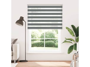 Store zèbre, store de fenêtre gris foncé largeur du tissu 155,9 cm polyester cf48586