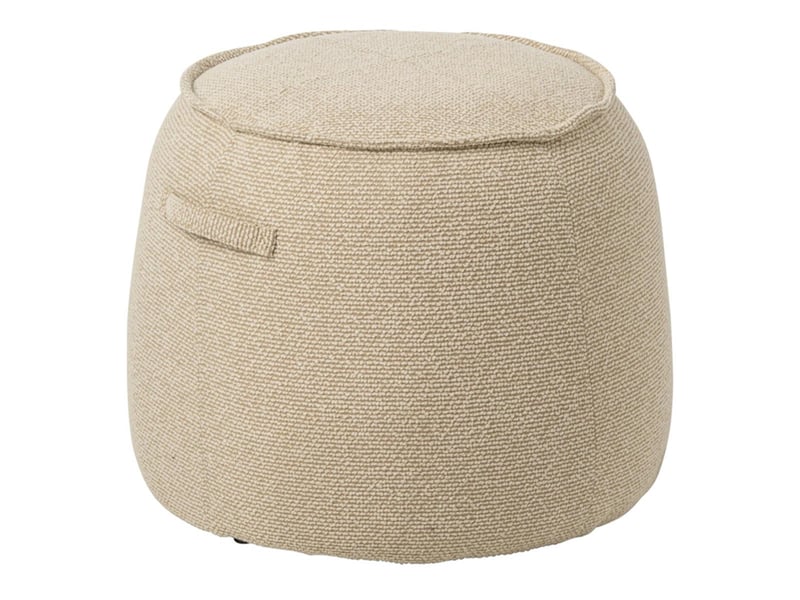  Pouf design uni margo 50cm écru  - Conforama A