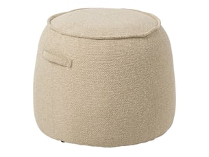 Pouf / repose pied PARIS PRIX  beige