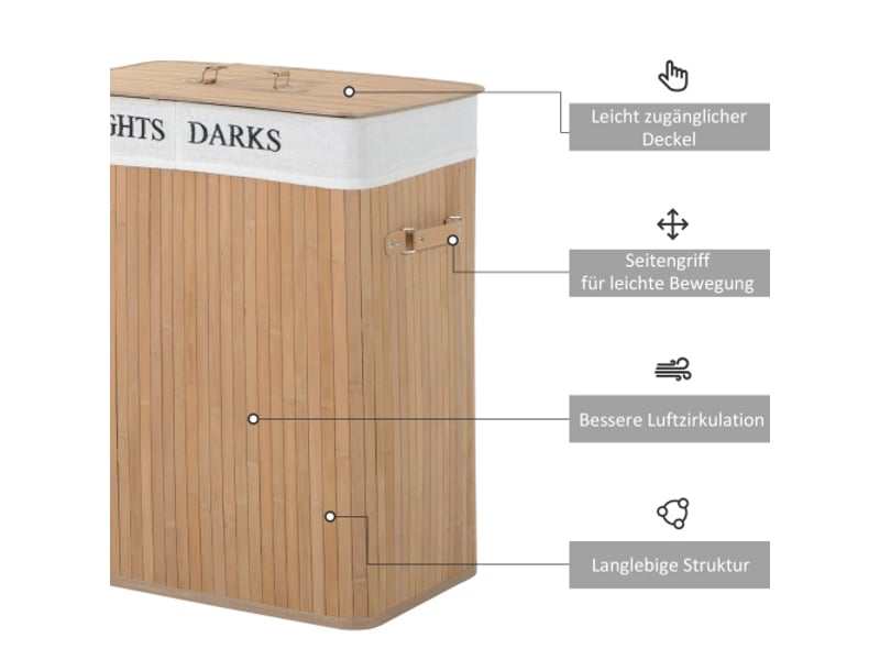  Poubelle à capteur 60 l en inox, couvercle automatique, polyvalente, argentée  - Conforama E