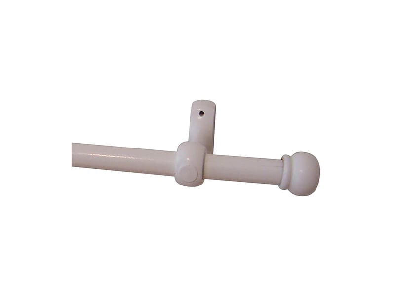  Kit tringle à rideaux en bois embouts anglais d20 mm 180 cm  - Conforama B