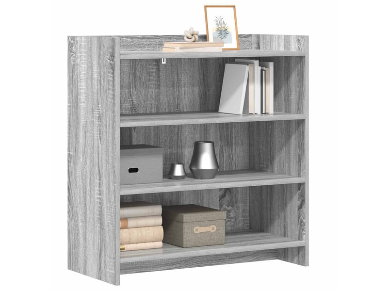  Buffet - bahut - meuble de rangement sonoma gris 75 x 36 x 80 cm bois d'ingénierie  - Conforama C