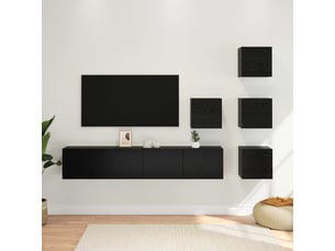 Meuble tv coloris noir 30.5 cm <strong></strong>  <strong></strong>