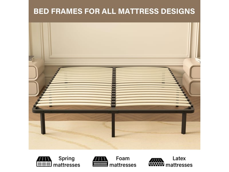  Ensemble matelas ressorts et sommier 120x190, mémoire de forme, ep:30cm  - Conforama B